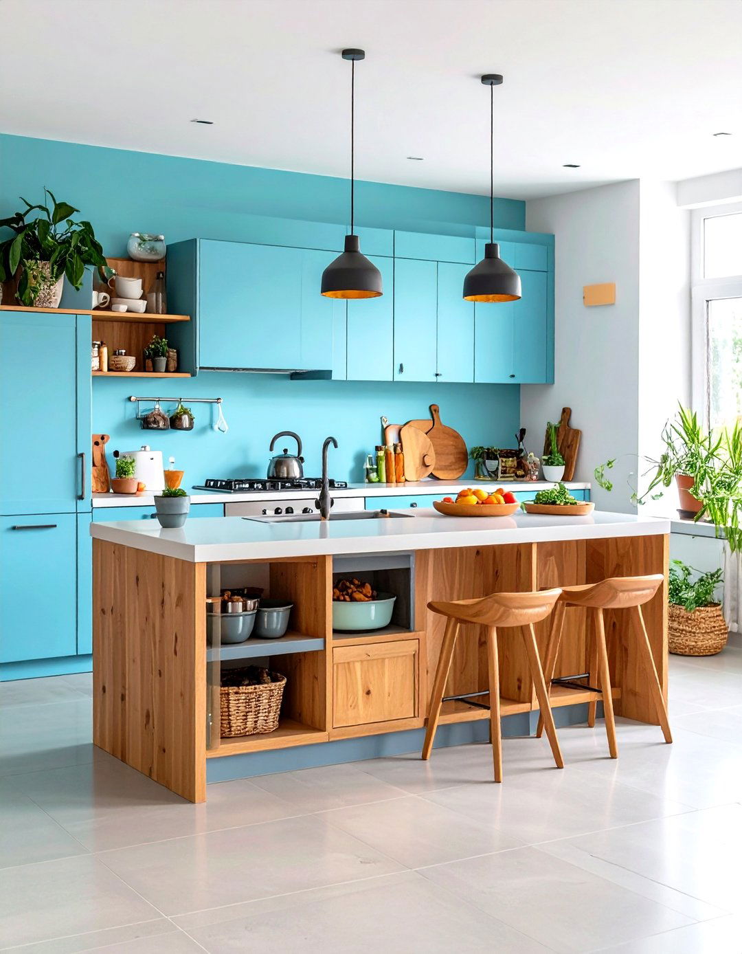 The Pet Friendly Peninsula - 30 kitchen peninsula ideas