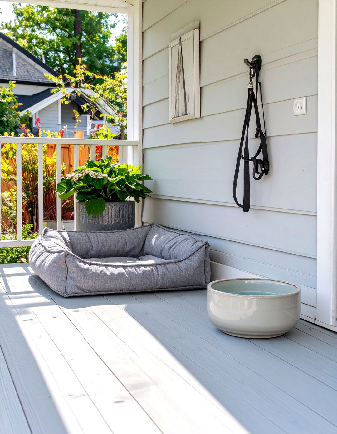 The Pet Friendly Porch - 30 curb appeal small front porch ideas on a budget