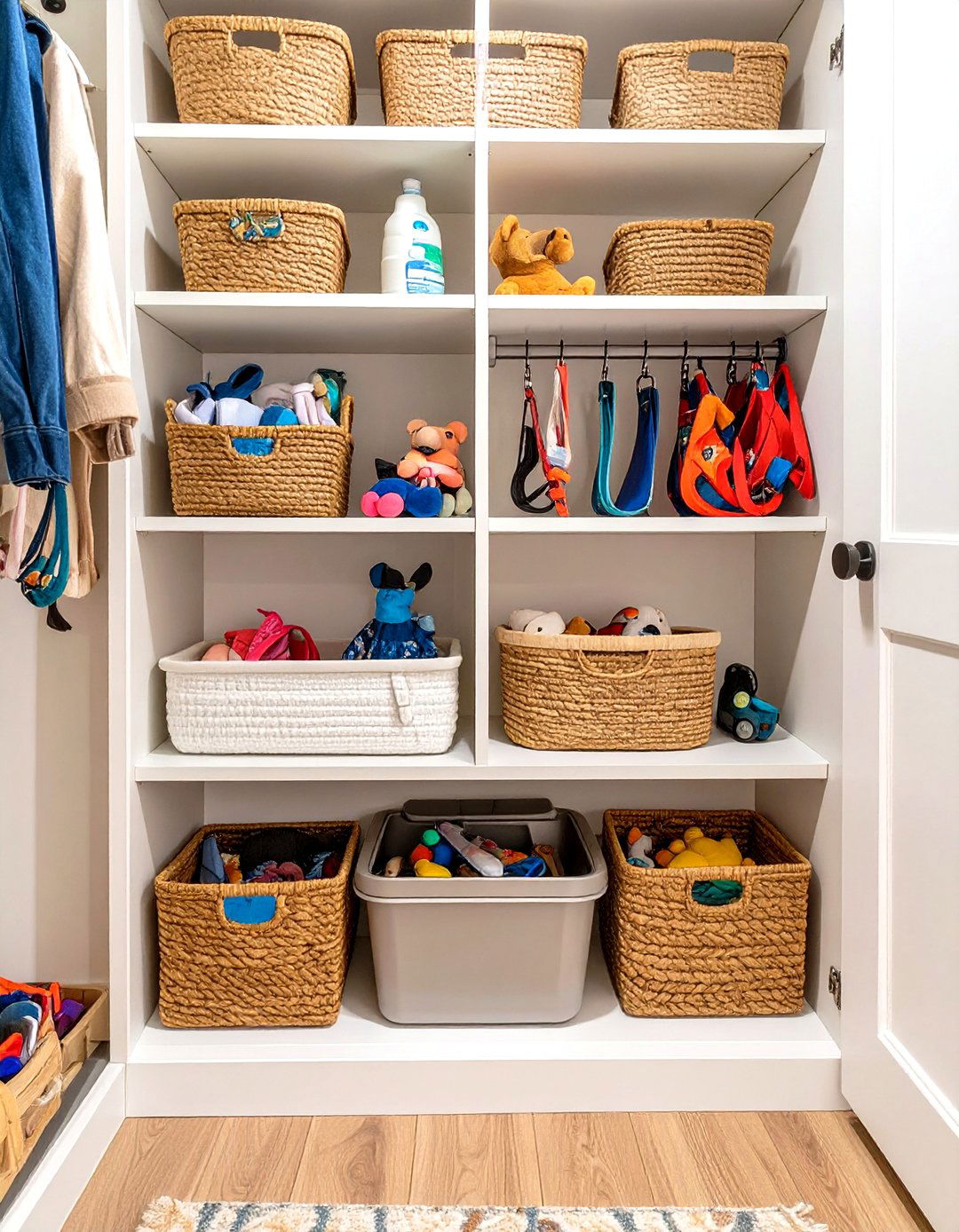 The Pet Supply Station Hallway Linen Closet - 30 hallway linen closet ideas