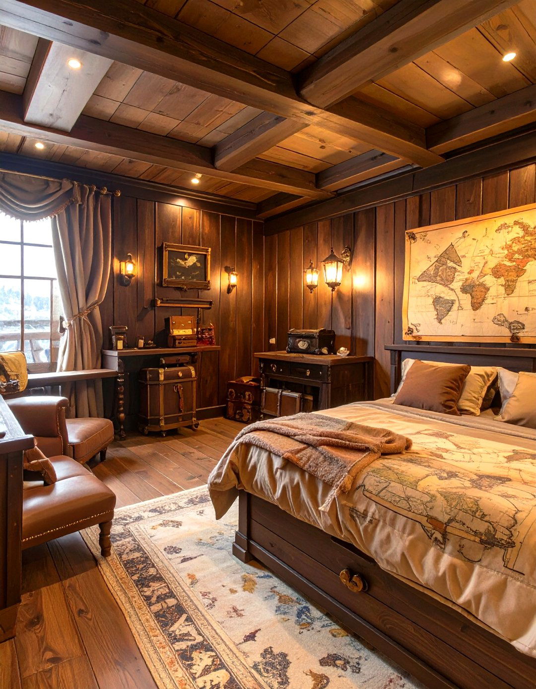 The Pirate Captains Quarters Bedroom - 30 gaming bedroom ideas