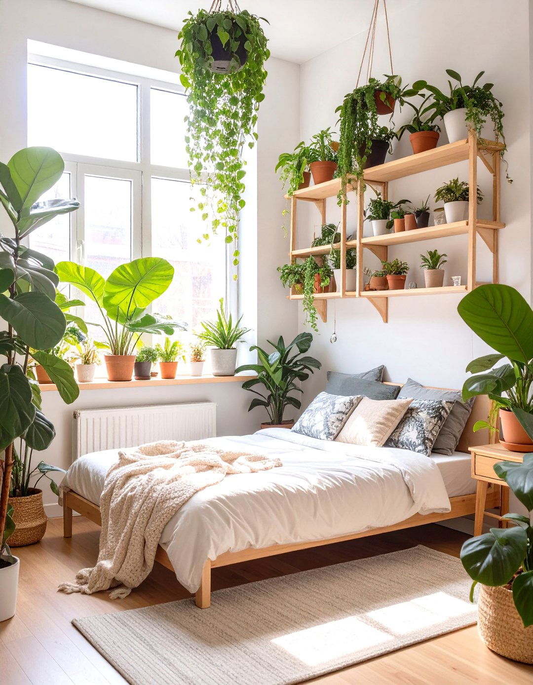 The Plant Mom Paradise Dorm Room - 30 dorm room ideas for girls