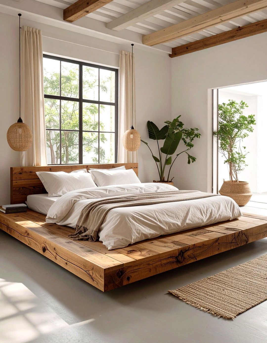 The Platform Bed Focal Point Bedroom - 30 minimalist bedroom ideas