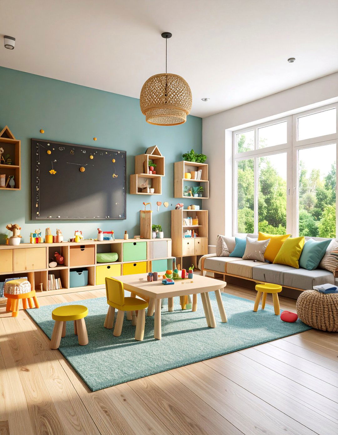 The Playful Family Room Zone - 30 family room vs living room decorating ideas