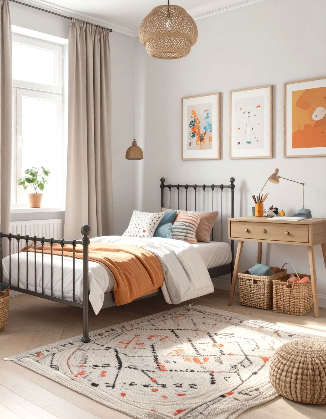 The Playful Kids Room with Vintage Touches - 30 modern french interior design ideas