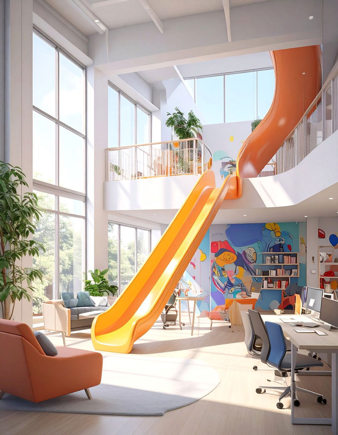 The Playful and Gamified Workspace - 30 modern office interior design ideas