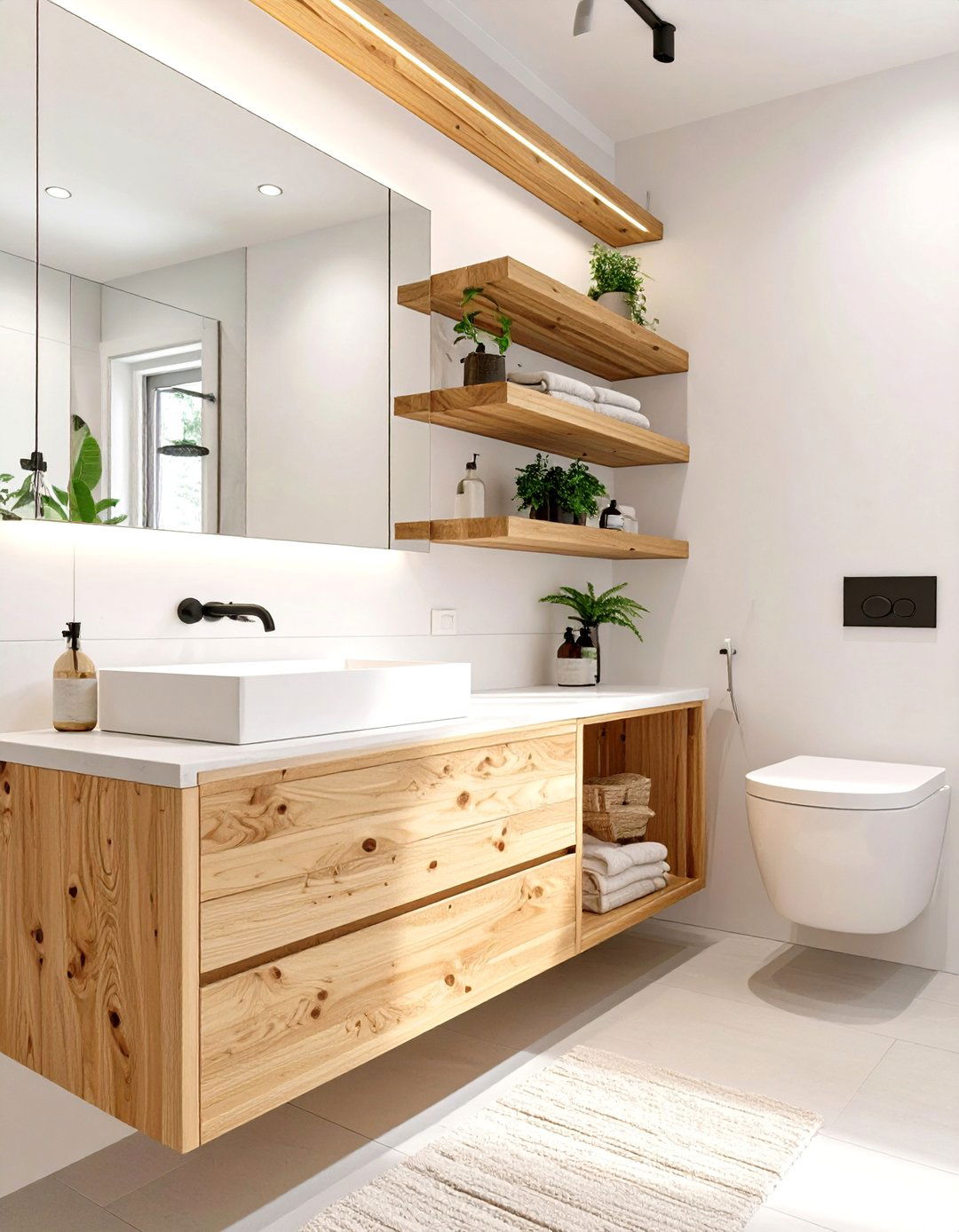 The Plywood Modern Bathroom - 30 bathroom remodel ideas on a budget