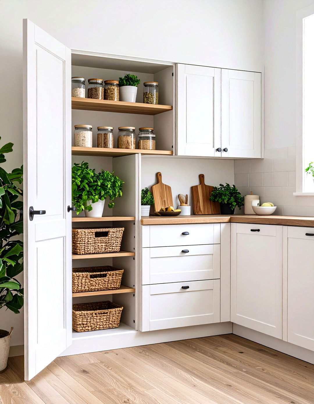 The Pocket Door Kitchen Pantry - 30 kitchen pantry designs pictures