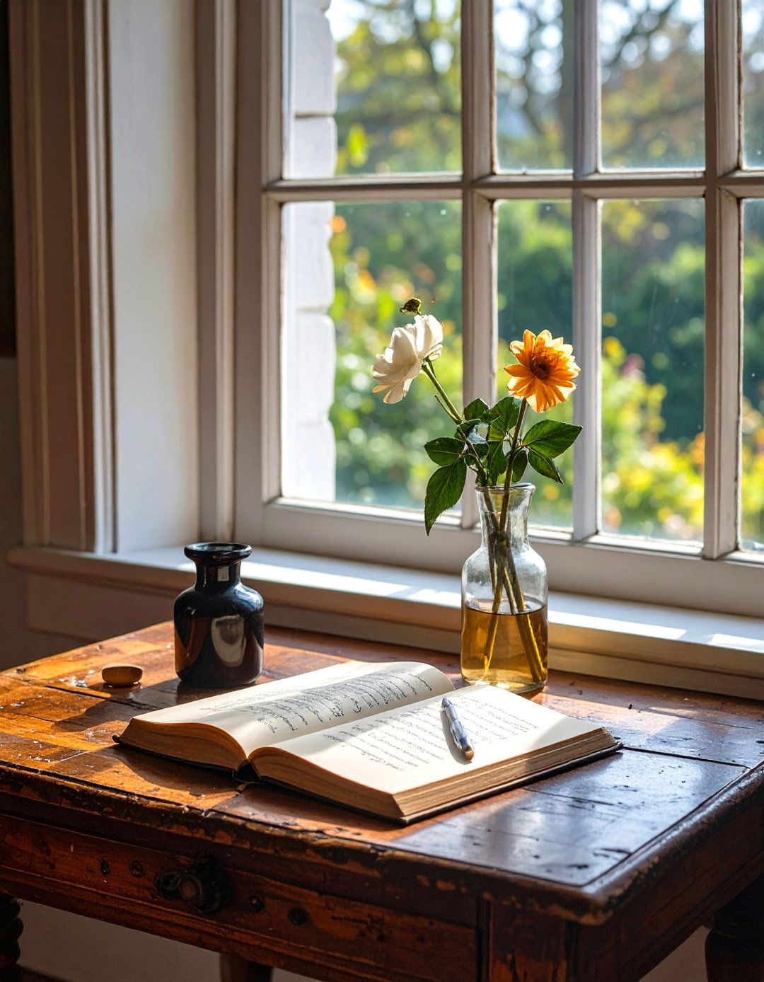 The Poets Serene Writing Desk - 30 cottagecore interior design ideas