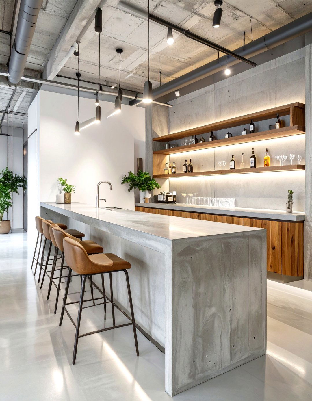 30 Stunning Basement Ideas With Bar for Entertaining