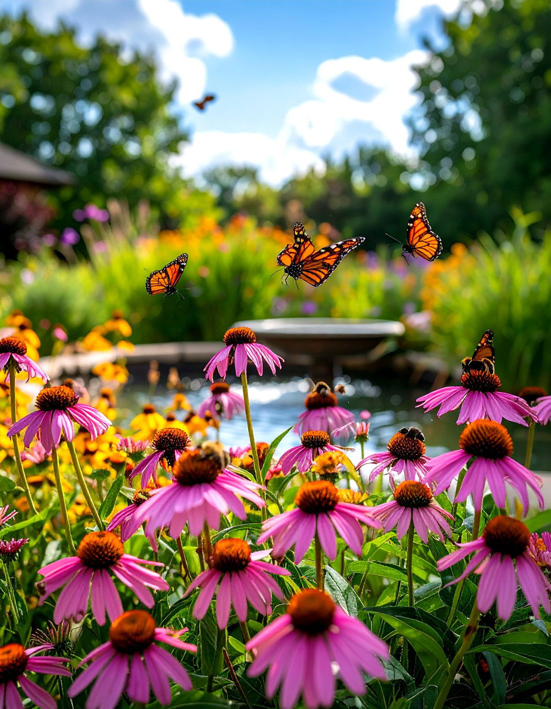 The Pollinator Friendly Bee and Butterfly Garden - 30 flower garden designs