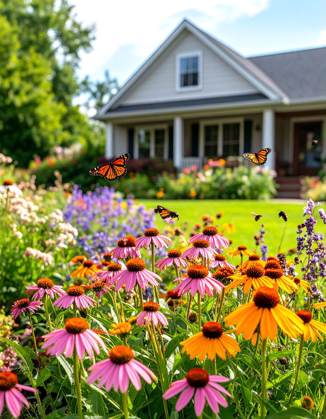 The Pollinator Friendly Habitat Garden - 30 garden ideas for front yard