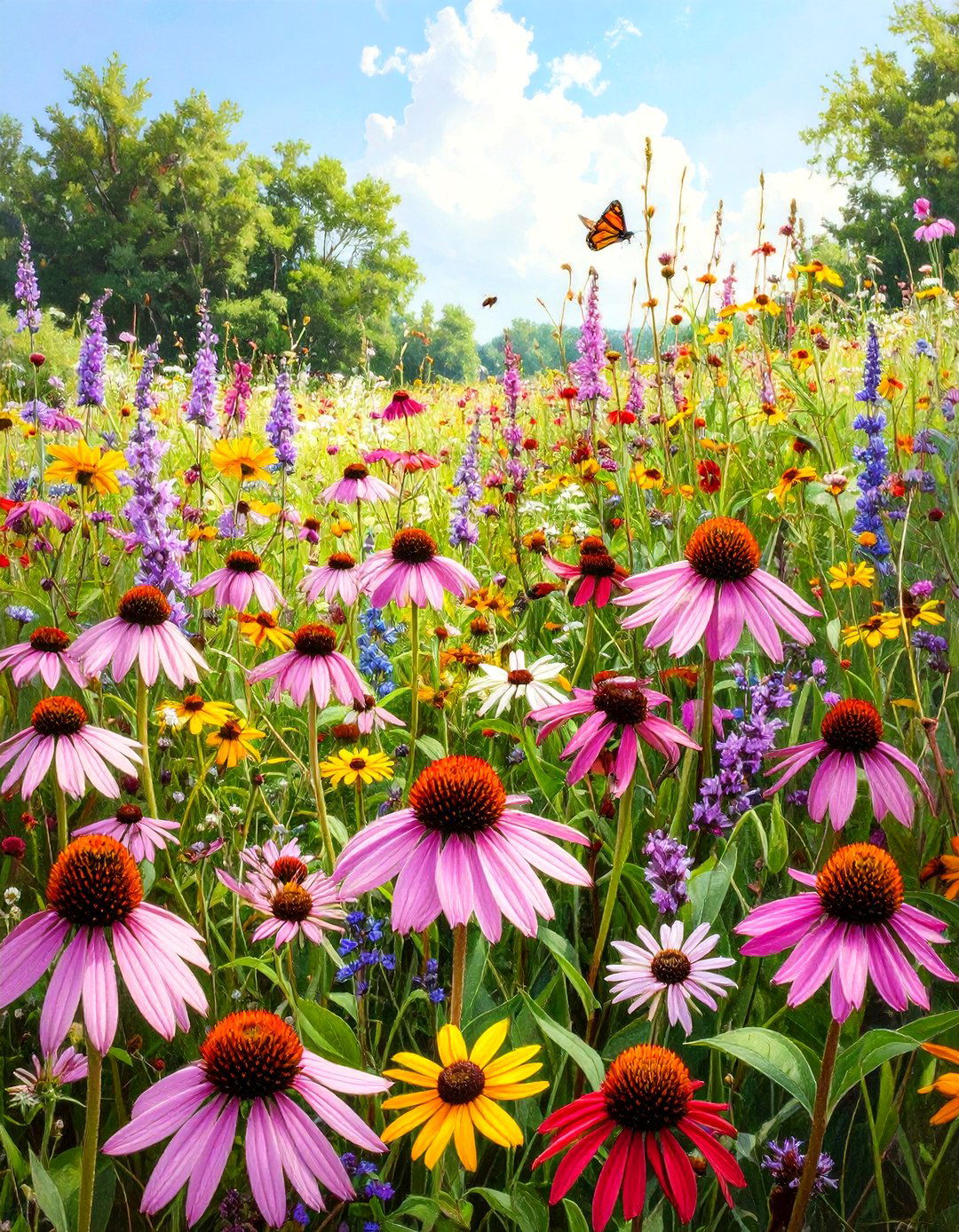 The Pollinator Friendly Meadow Garden - 30 low maintenance perennial garden designs