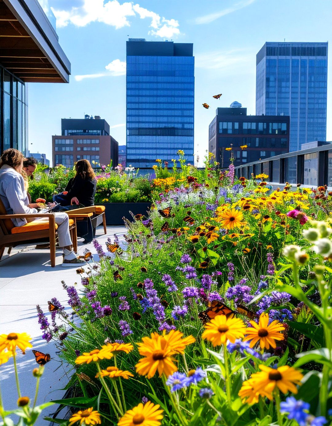 The Pollinator Friendly Rooftop Office - 30 green office ideas