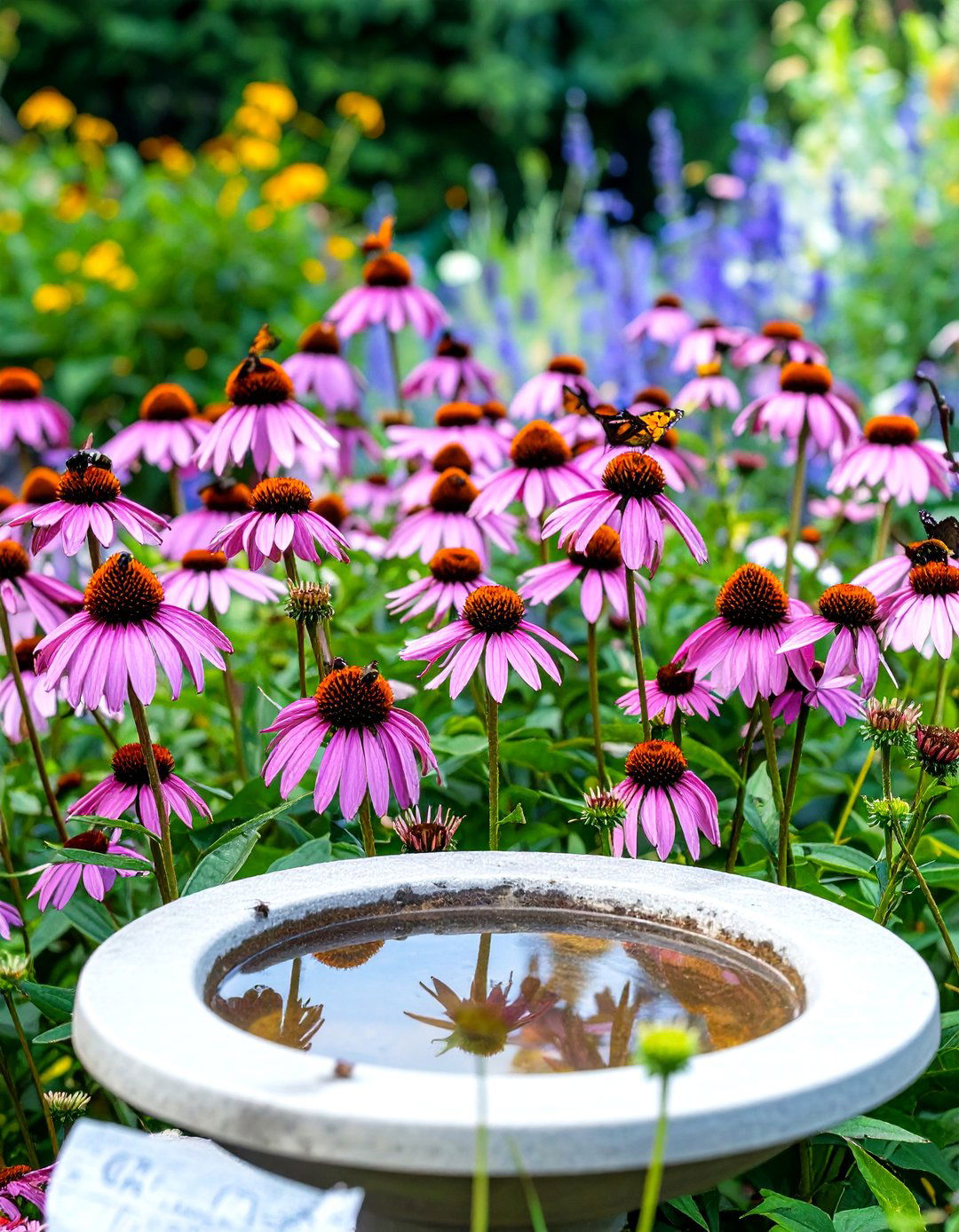 The Pollinators Paradise Garden - 30 coneflower garden design ideas