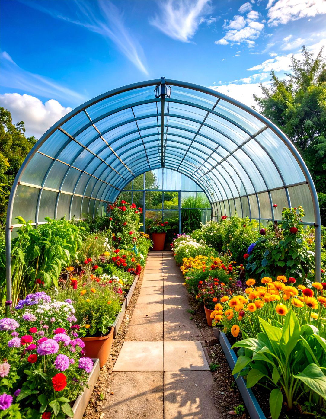 The Polytunnel Hoop House - 30 backyard greenhouse ideas