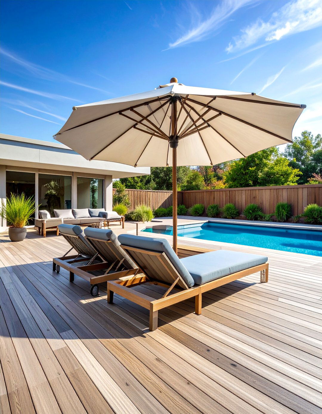 The Poolside Deck Retreat - 30 backyard deck designs