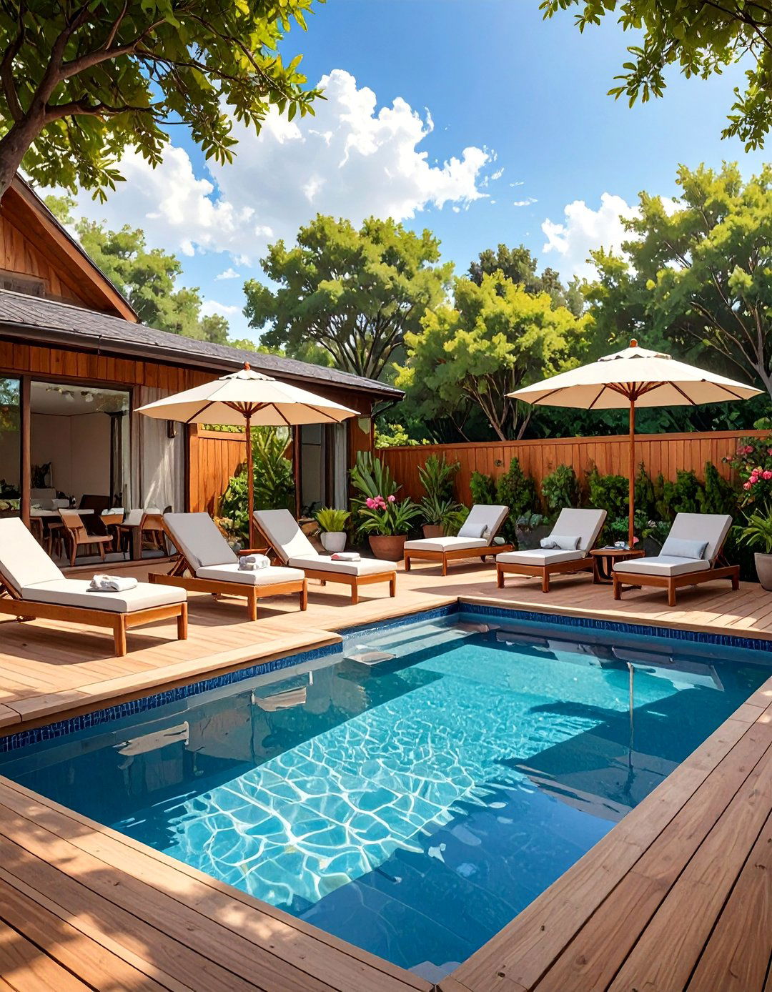The Poolside Lounging Deck - 30 deck designs