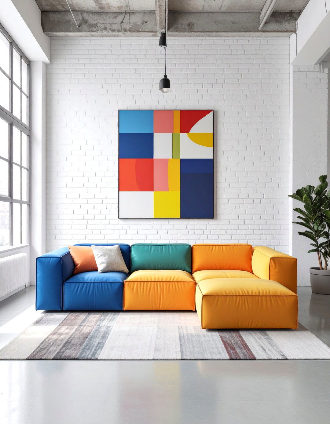 The Pop Art Industrial Gallery - 30 ai industrial loft design ideas