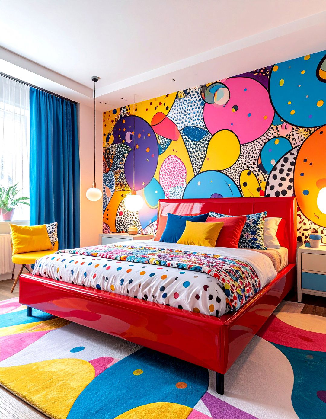 The Pop Art Inspired Bedroom - 30 80s interior design ideas