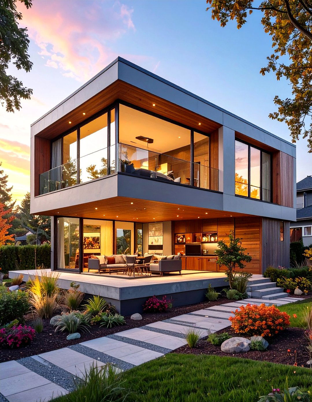 The Pop Out Box Window House - 30 low budget modern 3 bedroom house design ideas