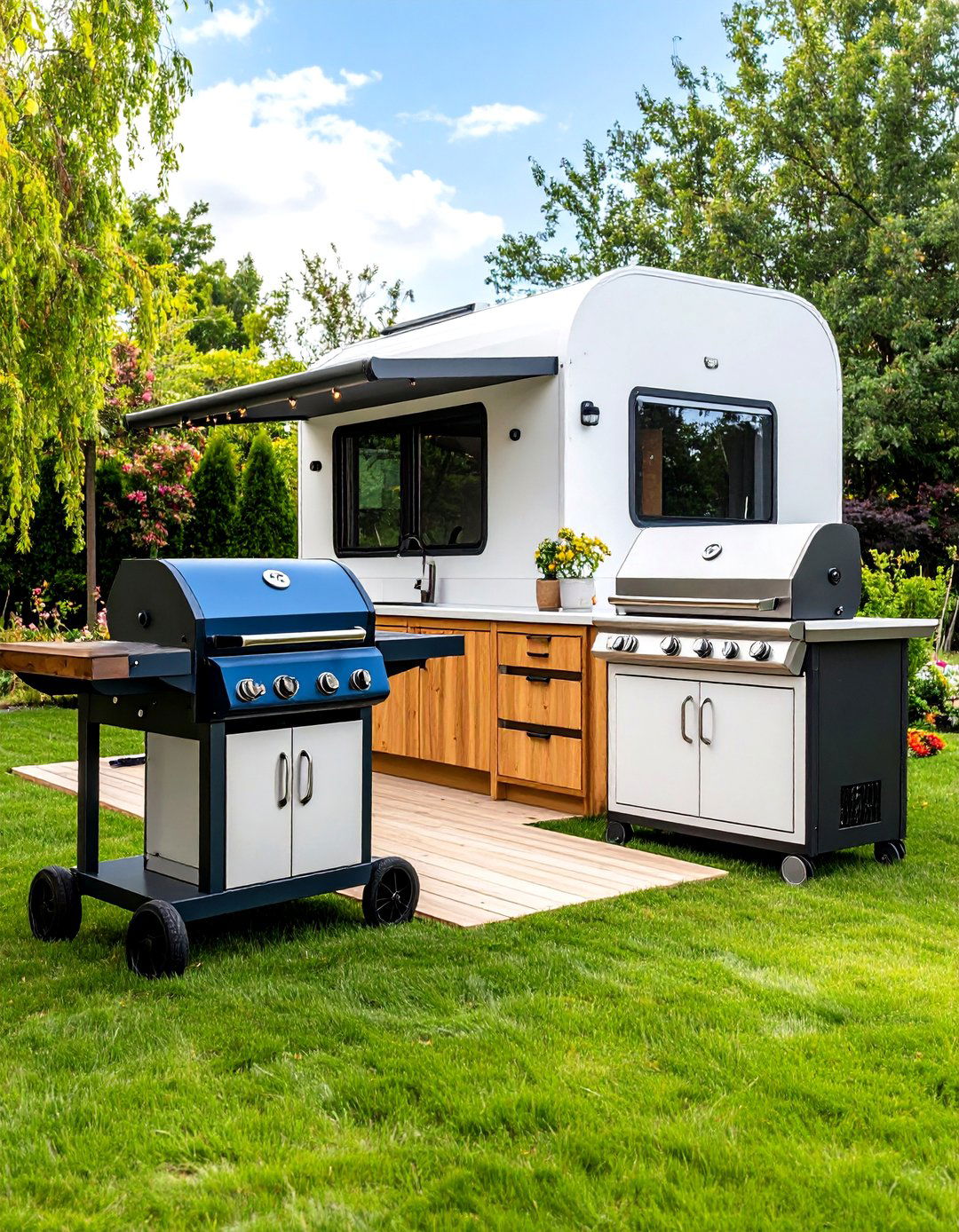 The Pop Up Portable Kitchen - 30 backyard kitchen ideas