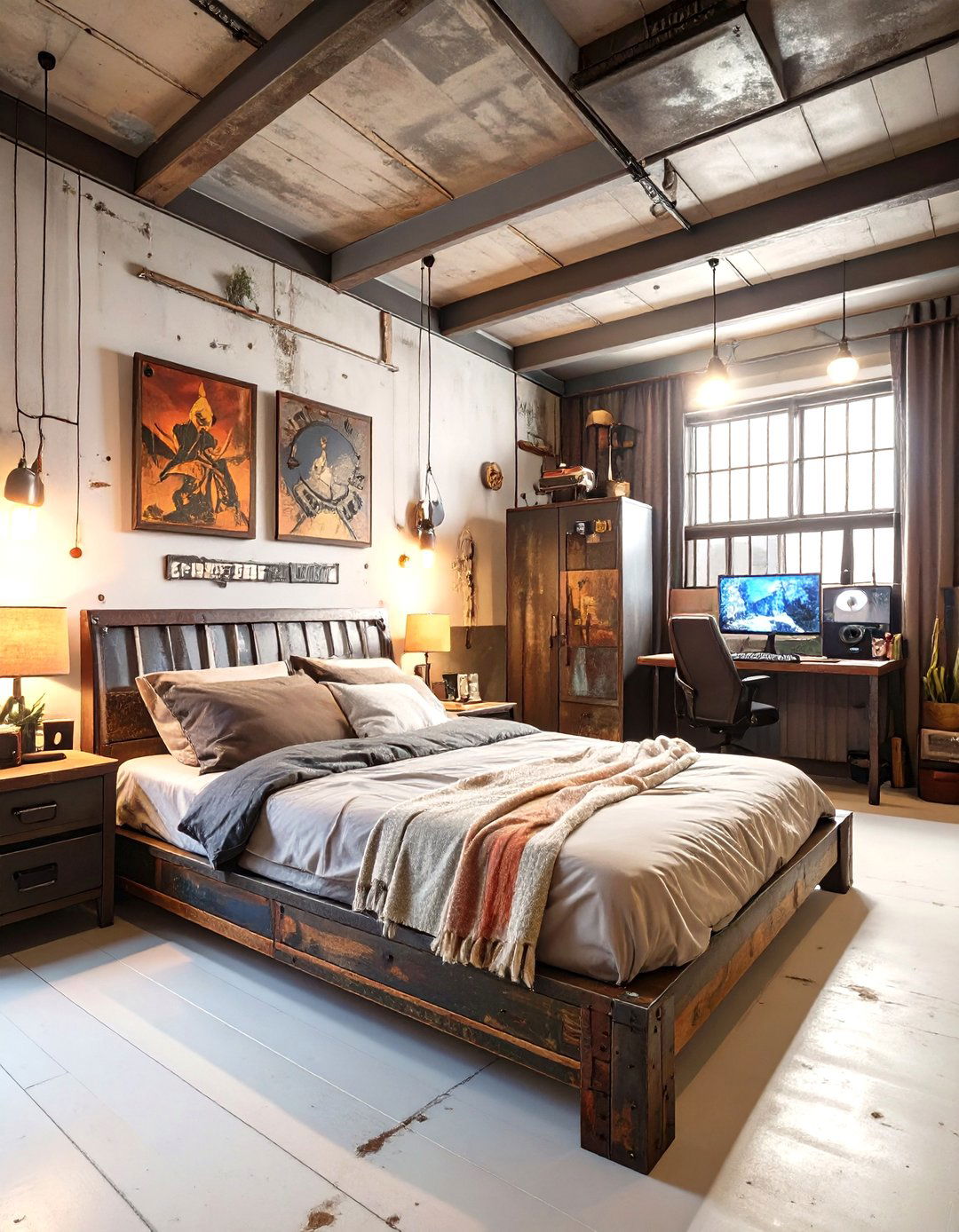 The Post Apocalyptic Survivor Gamer Bedroom - 30 gamer bedroom ideas