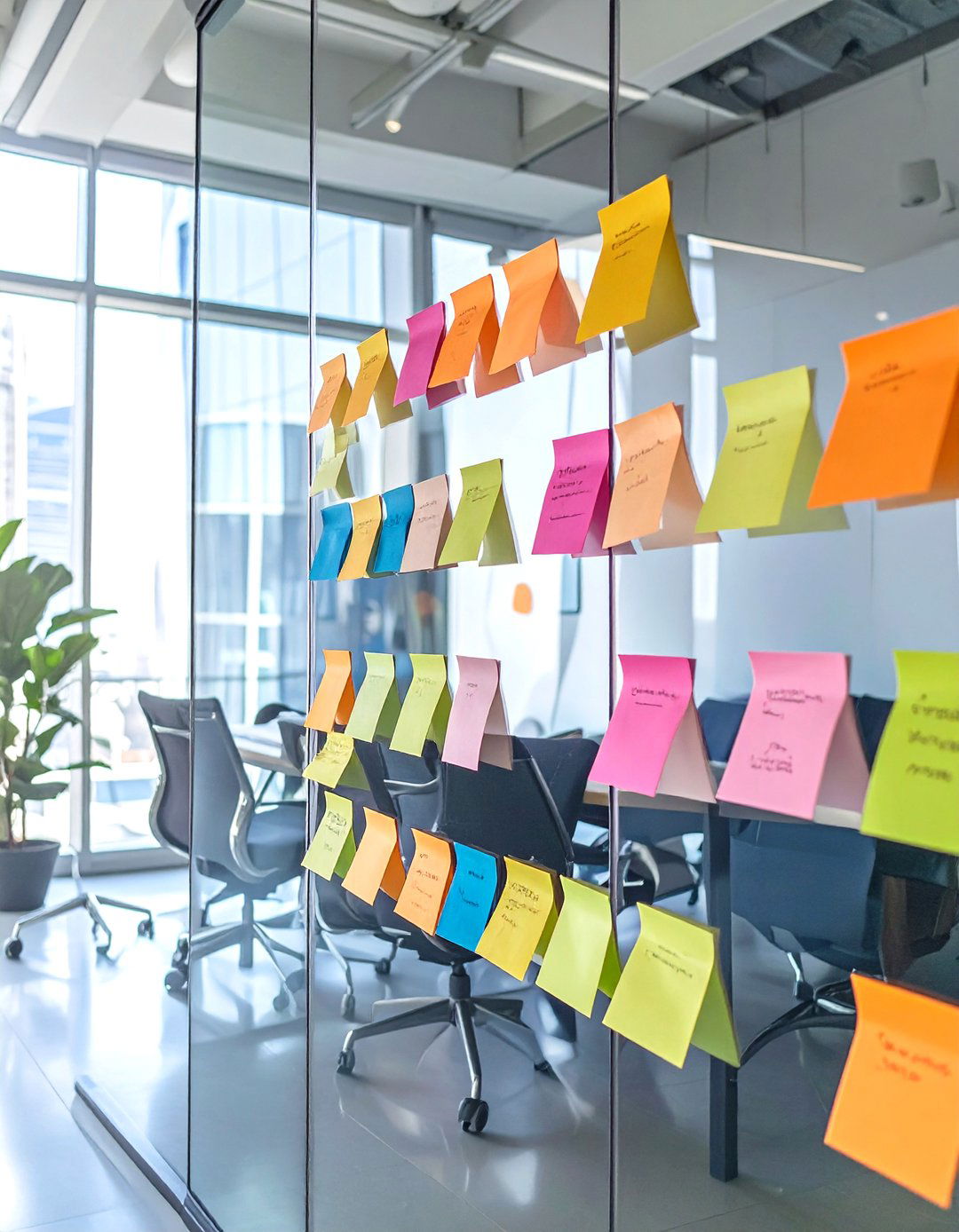 The Post It Note Puzzle - 30 office olympics ideas
