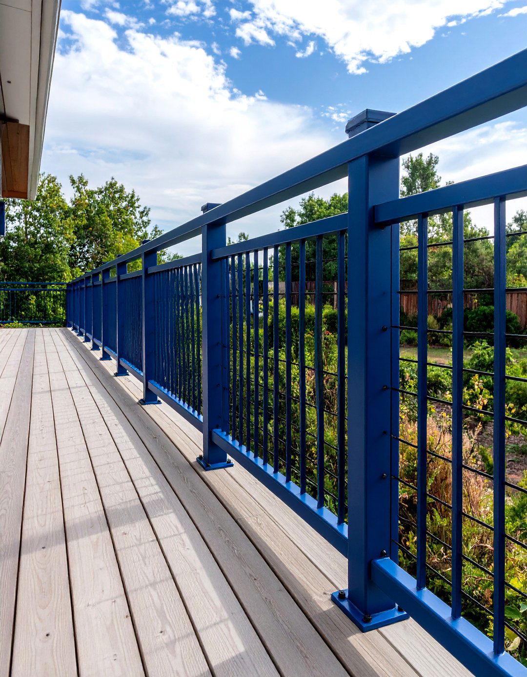 The Powder Coated Color Hog Wire Deck Railing - 30 hog wire deck railing ideas