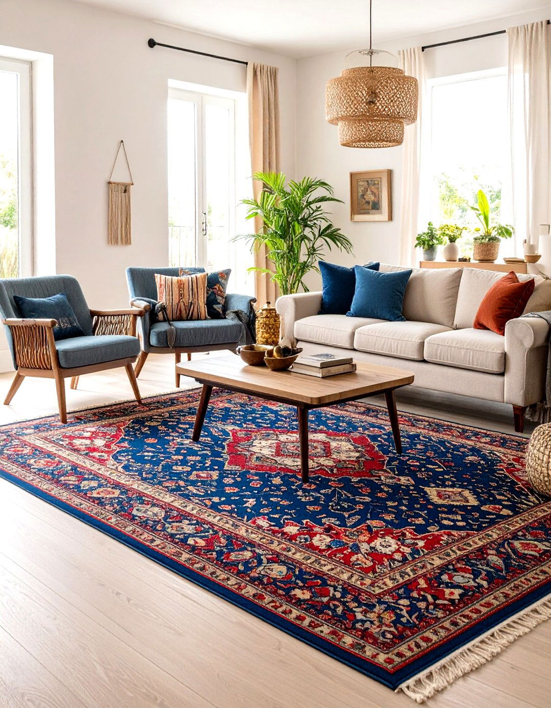 The Power of a Statement Rug - 30 how to be better at interior design mintpaldecor ideas