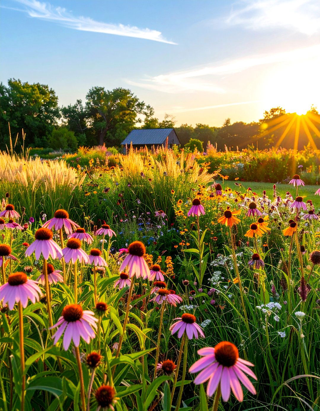 The Prairie Style Garden Layout - 30 flower garden layout ideas