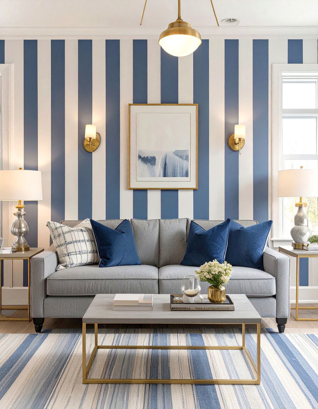 30 Blue and Grey Living Room Ideas for Modern Homes - We Love Home Blog