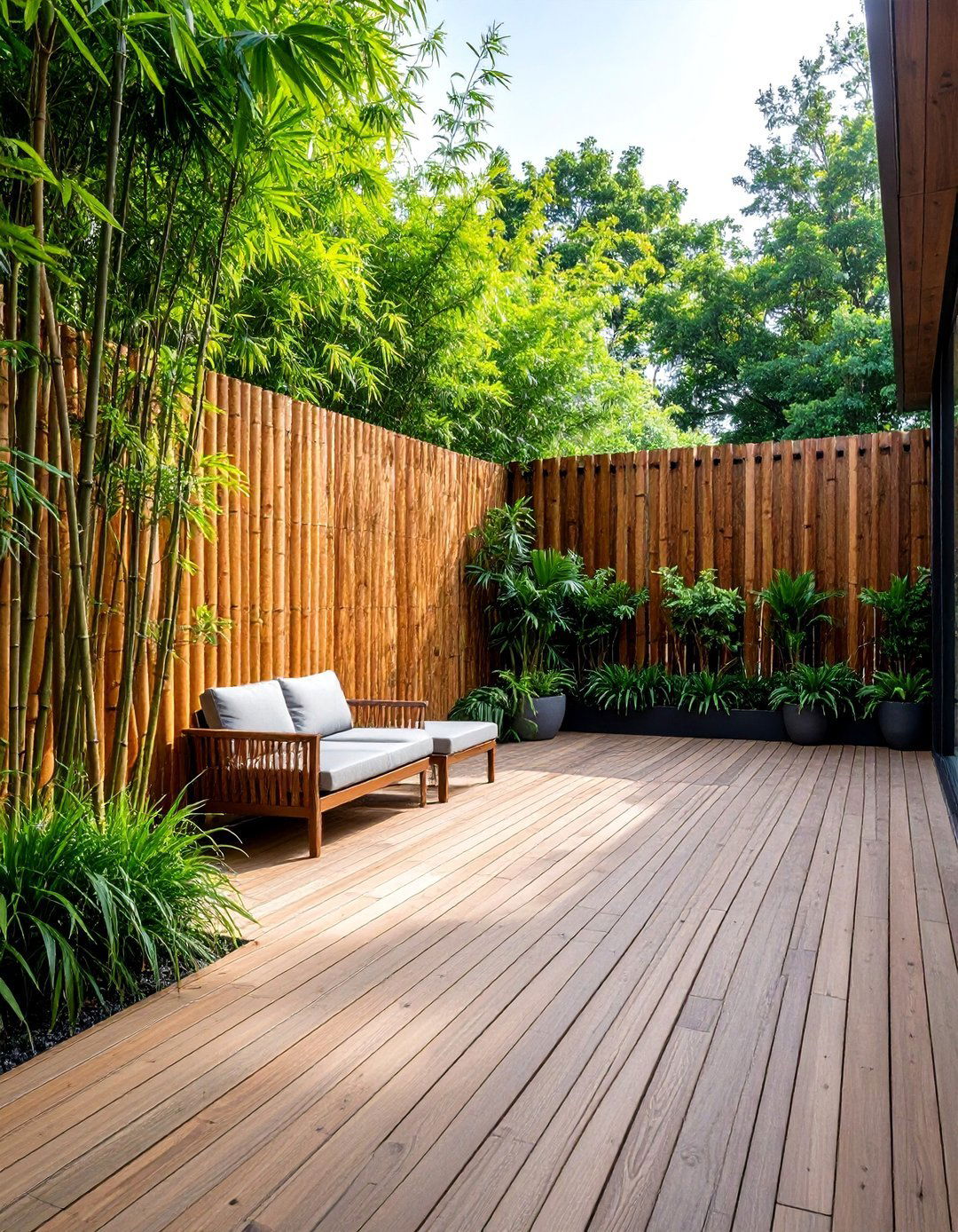The Privacy Focused Deck - 30 backyard deck designs