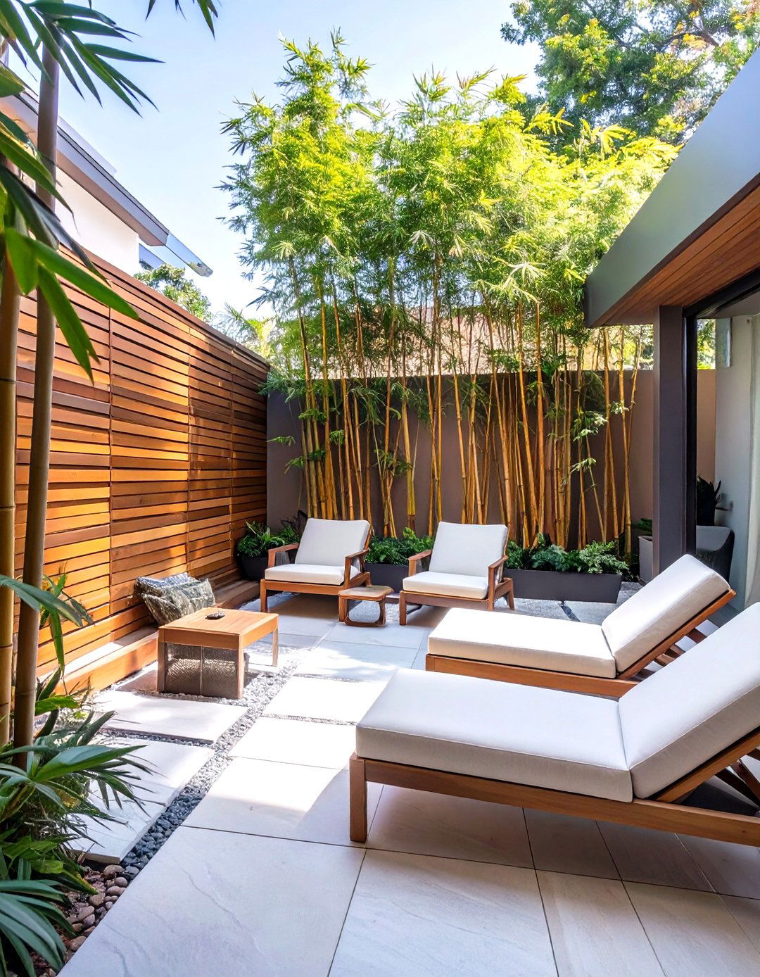 The Privacy Focused Enclosed Courtyard - 30 modern backyard ideas