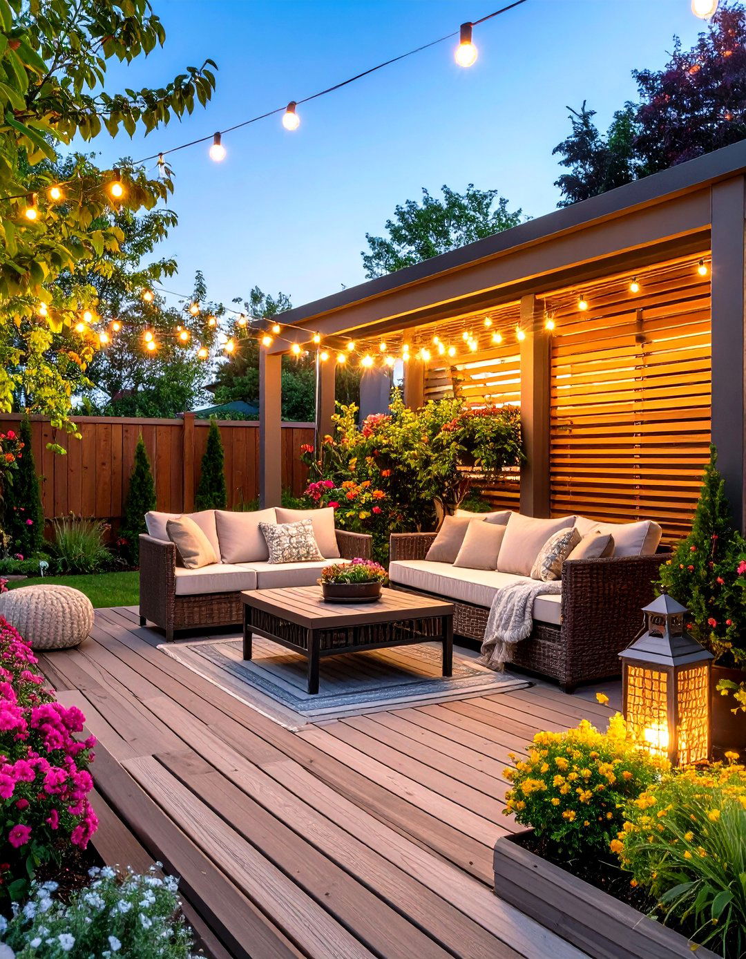 The Privacy Focused Porch Deck - 30 front porch deck ideas