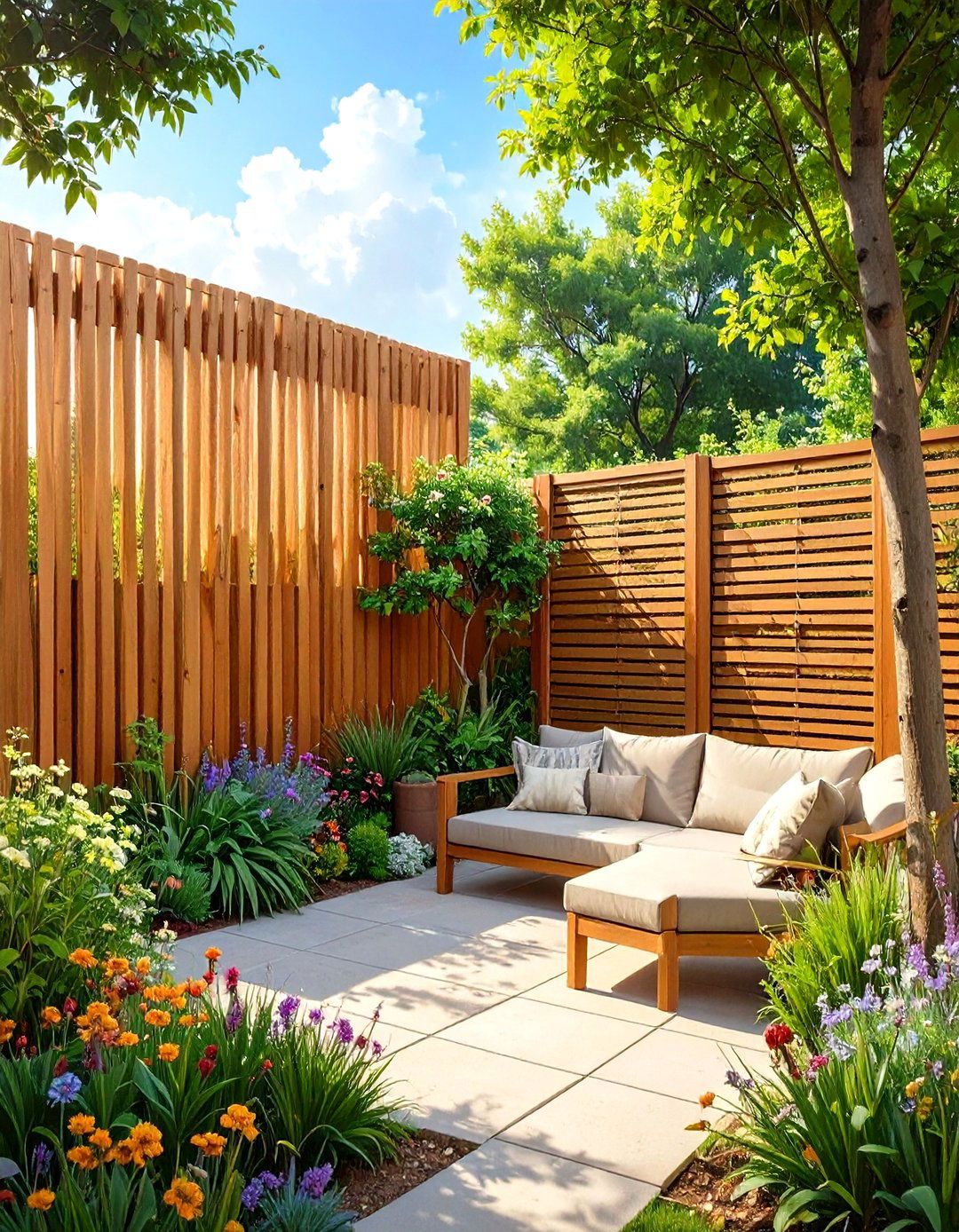 The Privacy Screen Garden - 30 modern garden ideas