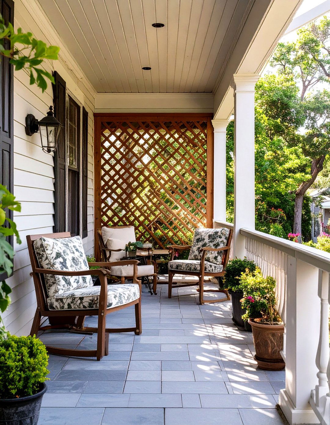 30 Narrow Front Porch Ideas to Boost Curb Appeal - We Love Home Blog