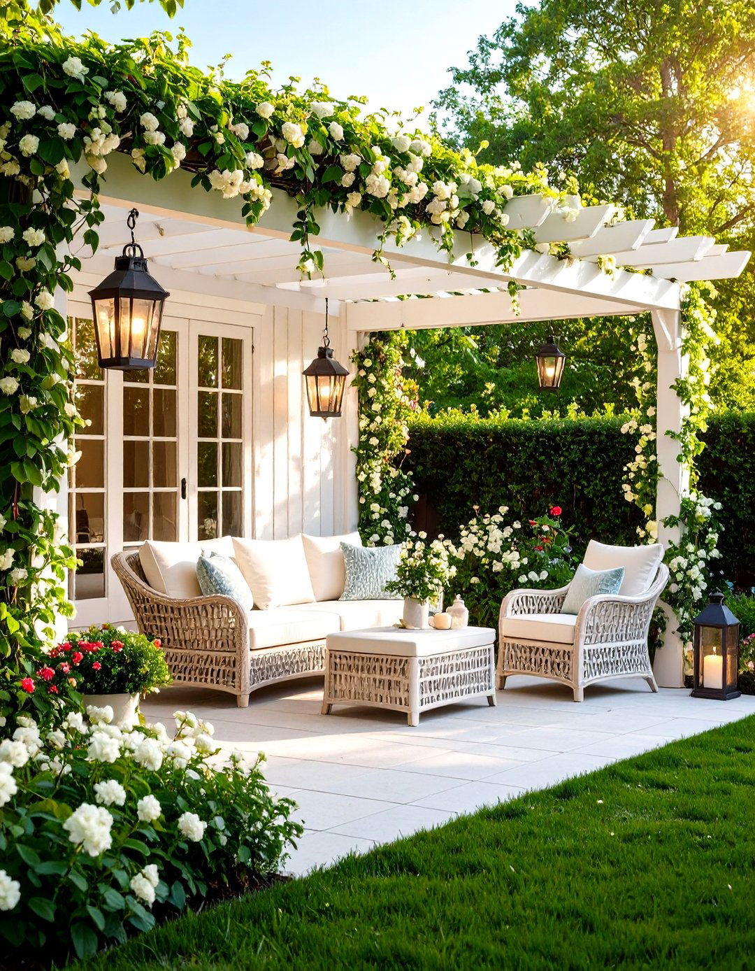 The Privacy Screen Sanctuary - 30 diy patio ideas on a budget