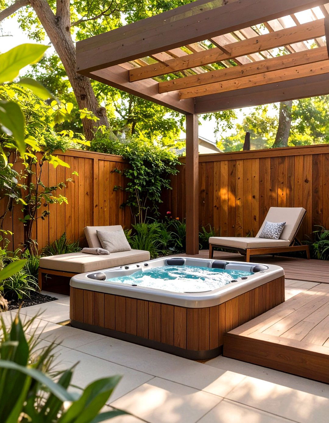 The Private Spa Retreat Backyard - 30 outdoor backyard ideas