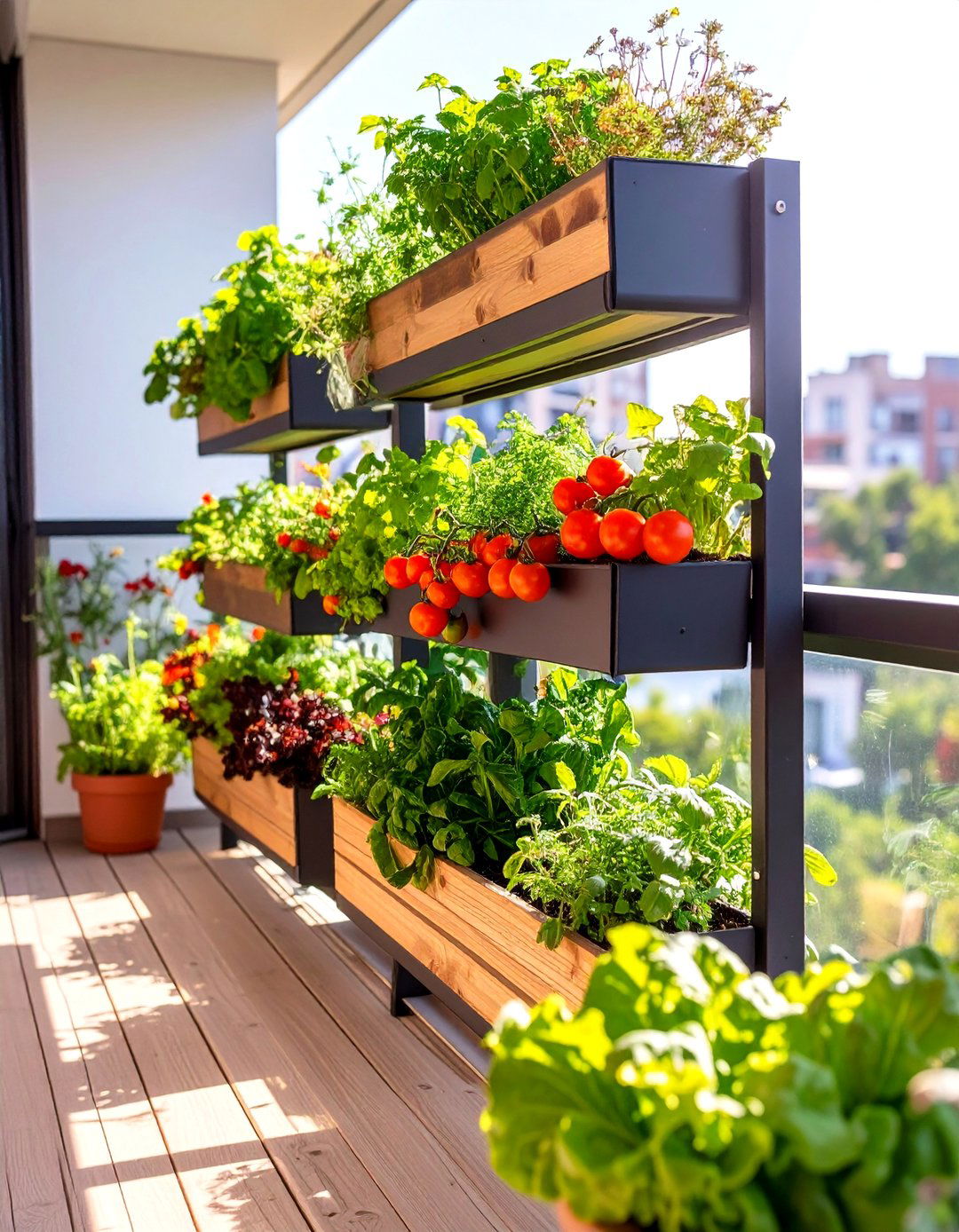 The Productive Edible Balcony Garden - 30 balcony garden ideas