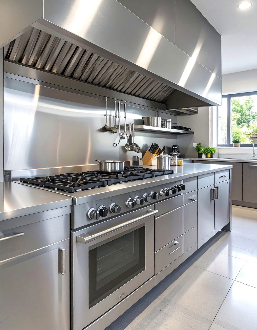 The Professional Stainless Steel Kitchen - 30 chefs kitchen design ideas