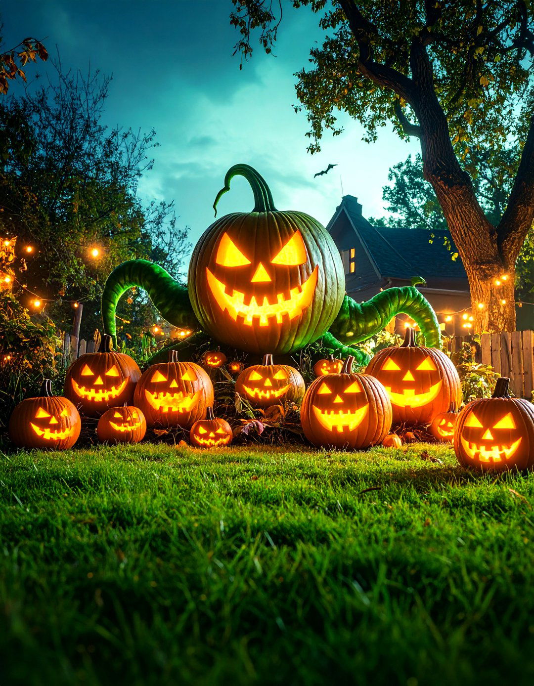 The Pumpkin Monsters Revenge - 30 halloween outdoor decor ideas