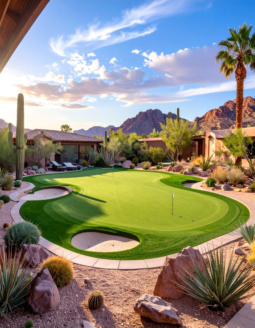 The Putting Green Paradise - 30 arizona landscape ideas