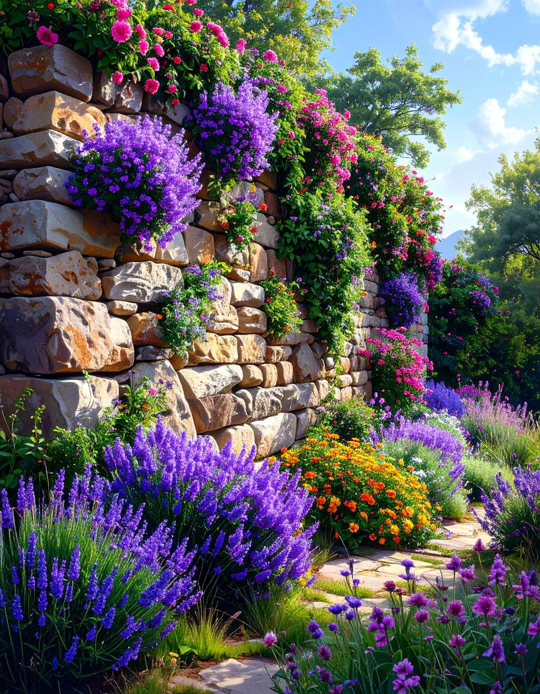 The Quartz Crystal Rock Garden - 30 ai rock garden design ideas