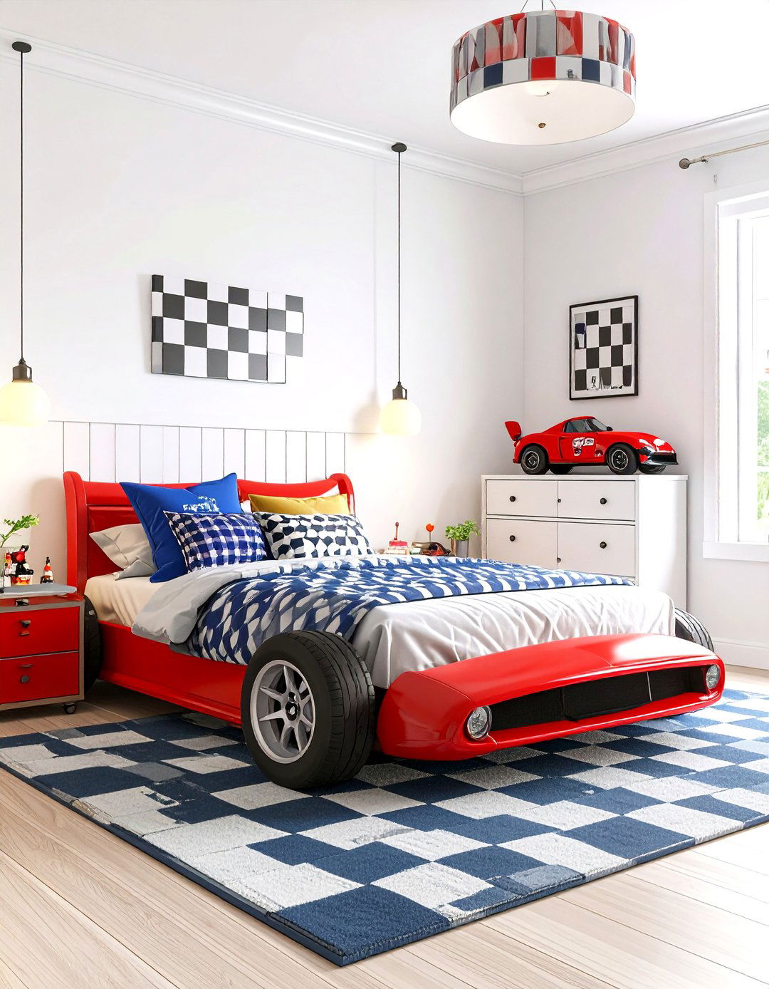 The Racing Champions Pit Stop Bedroom - 30 7 year old boy bedroom ideas