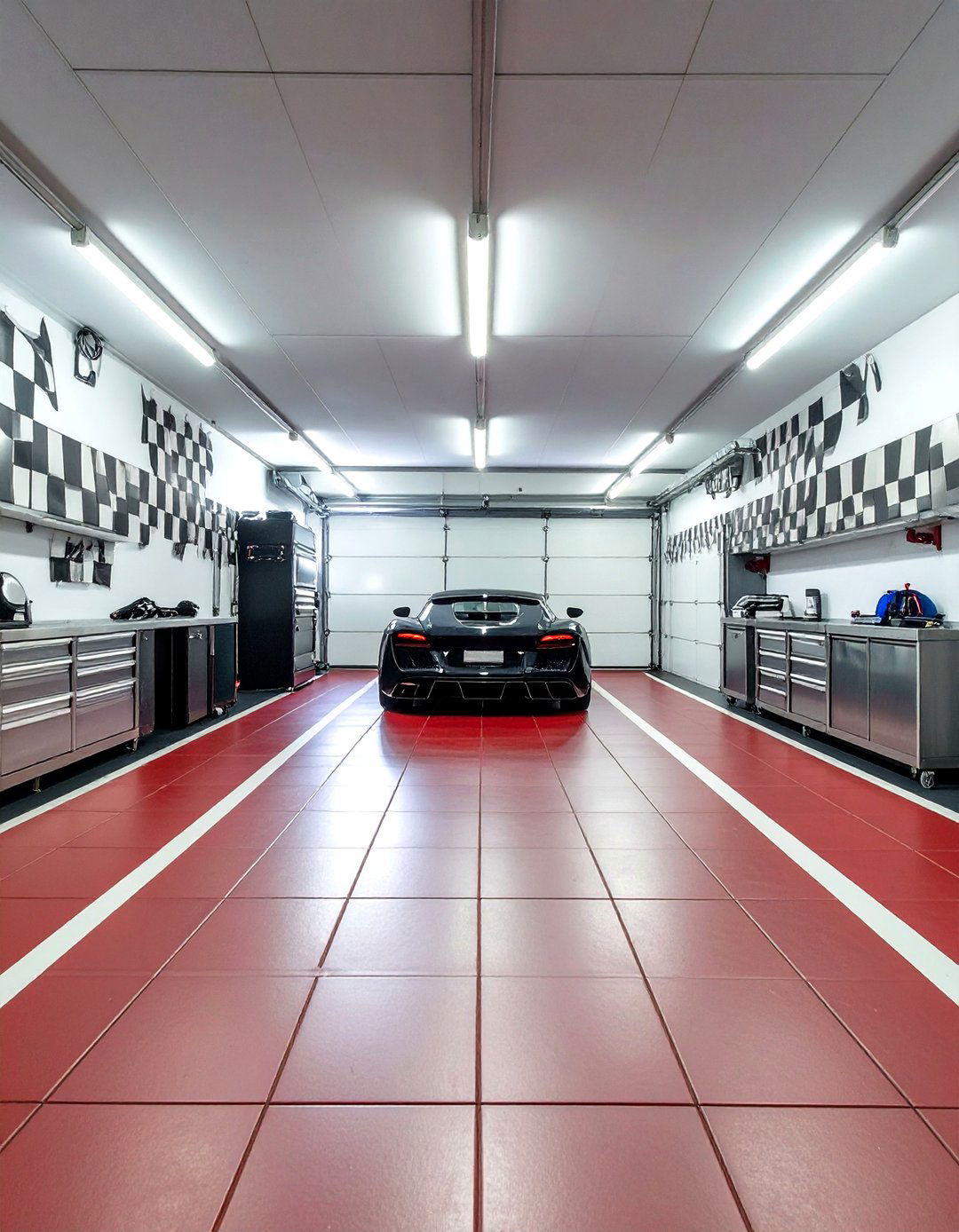 The Racing Fans Paddock Garage - 30 garage decor ideas