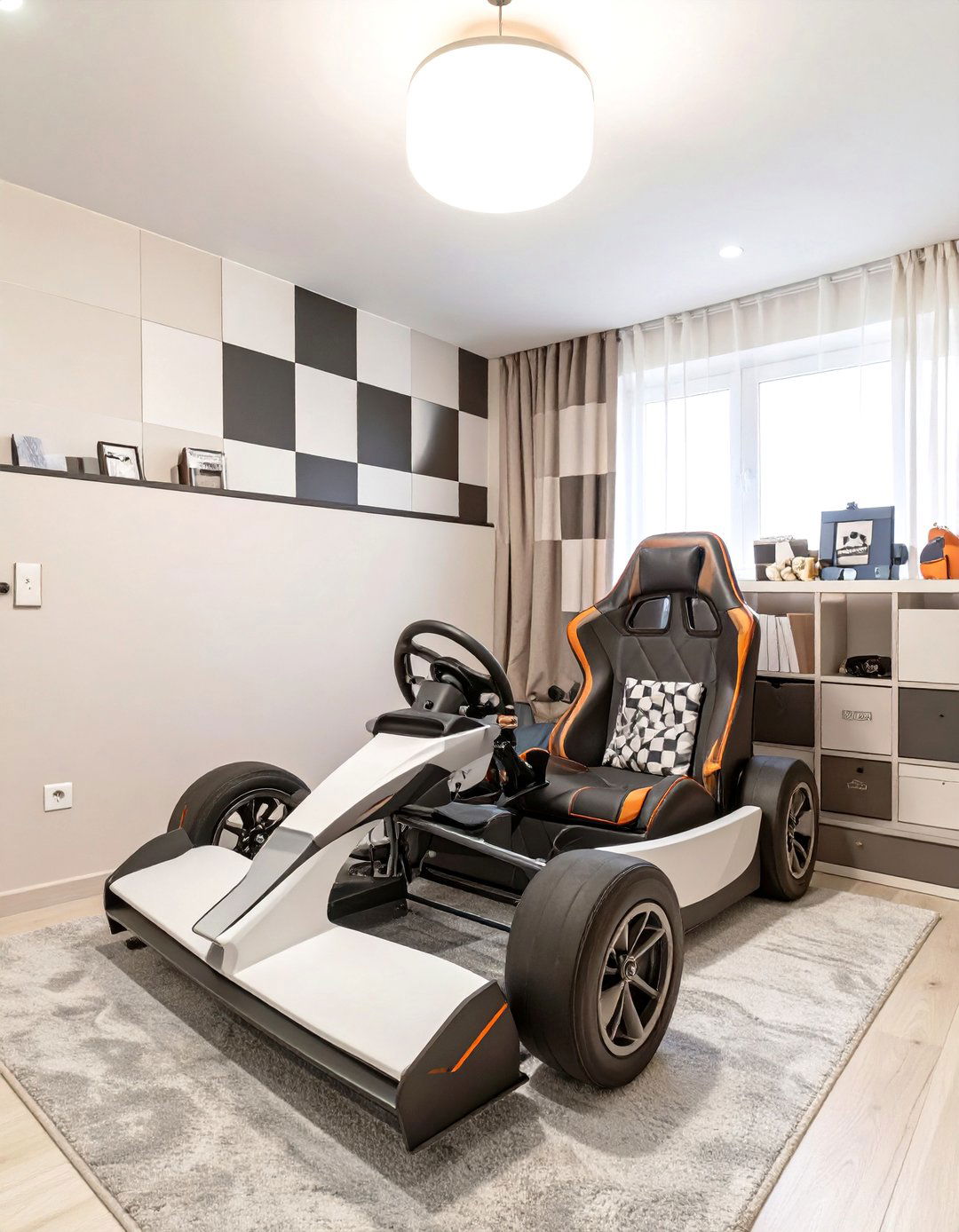 The Racing Simulator Bedroom - 30 boys gaming bedroom ideas