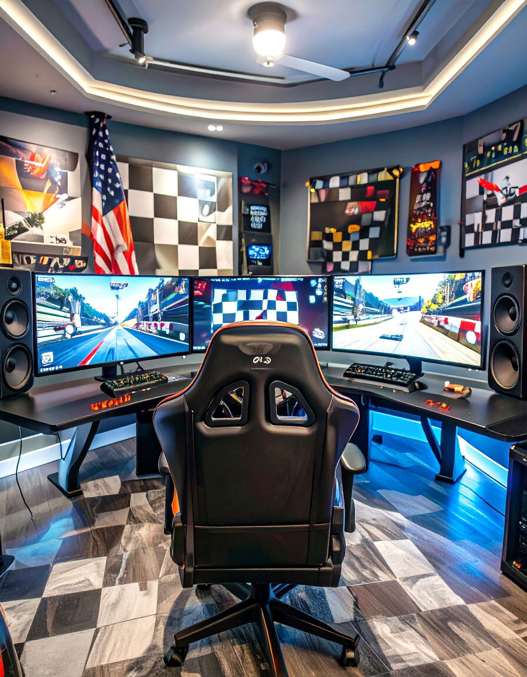 The Racing Simulator Cockpit - 30 game room design ideas