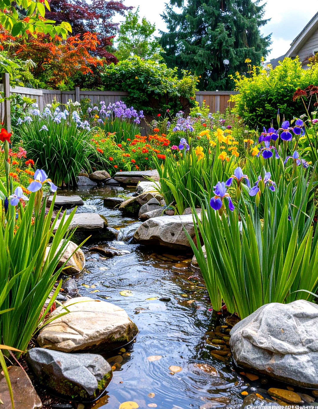 The Rain Garden for Sustainable Drainage - 30 landscaping ideas front yard