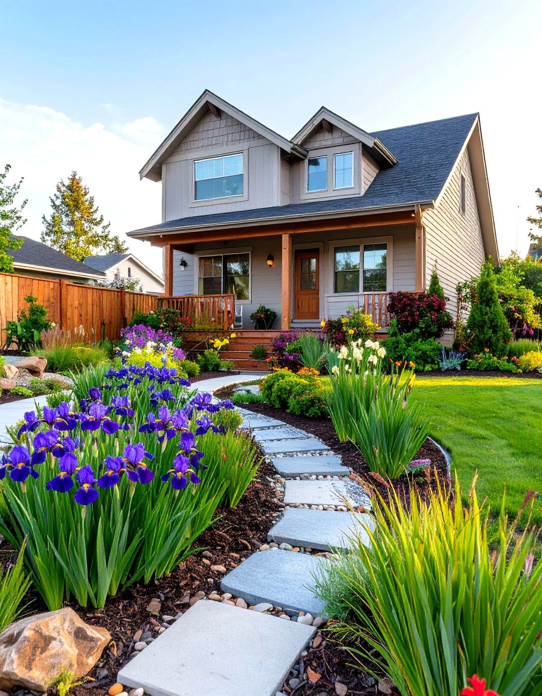 The Rain Garden for Sustainable Drainage - 30 landscaping ideas for front yard