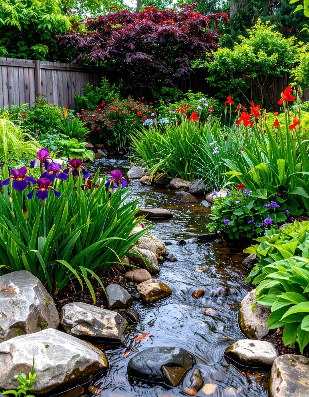 The Rain Garden for Wet Areas - 30 layout perennial flower garden design plans ideas